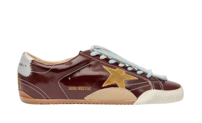 Golden Goose True Star Burgundy Naplak