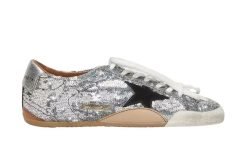 Golden Goose True Star Silver Sequins