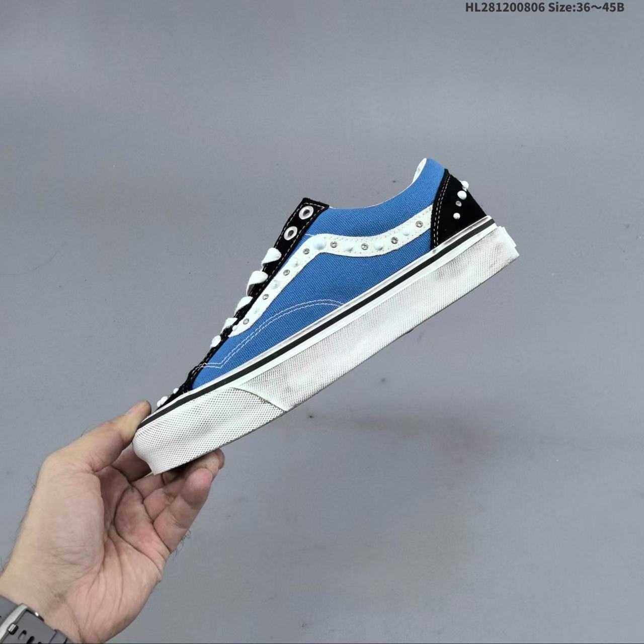 Vans LX Old Skool 36 Pearlized Pack Black Navy - immagine 3
